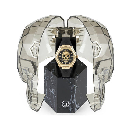 Philipp Plein Black Synthetic Dress Watch