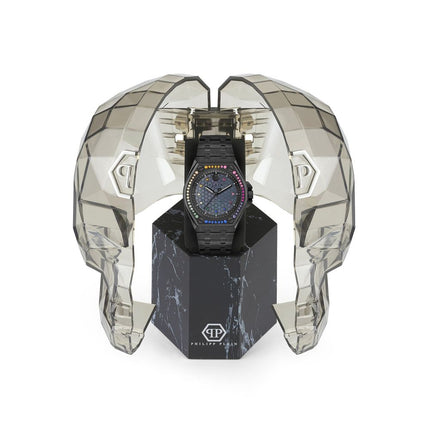 Philipp Plein Black Stainless Steel Dress Watch