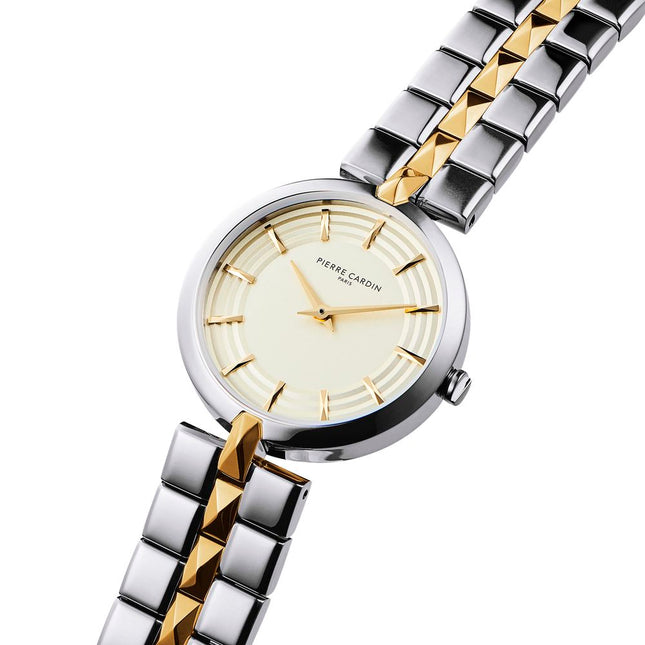 Pierre Cardin Gray Stainless Steel Dress Watch