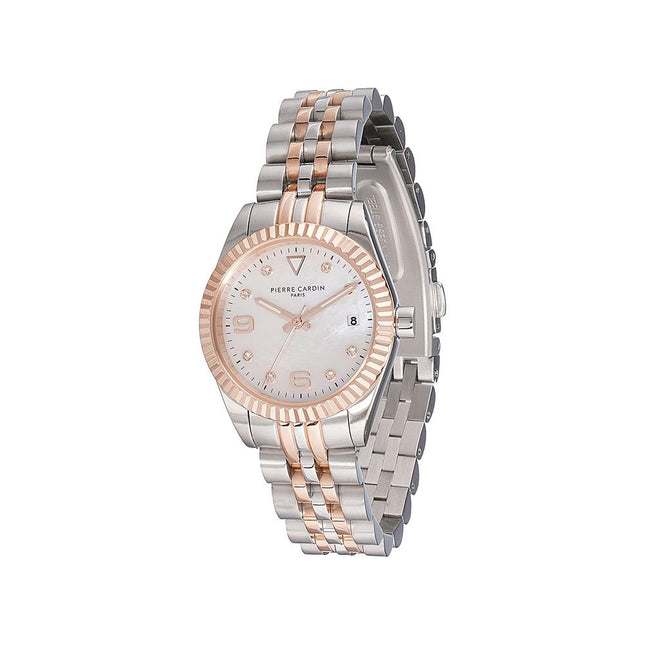Pierre Cardin Gray Stainless Steel Dress Watch