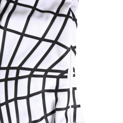 Dolce & Gabbana Men White Stripes Nylon Ski Mask Balaclava Hat