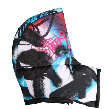 Dolce & Gabbana Multicolor Graffiti Whole Head Wrap Capello Hat