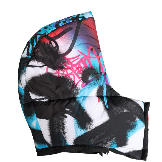 Dolce & Gabbana Multicolor Graffiti Whole Head Wrap Capello Hat
