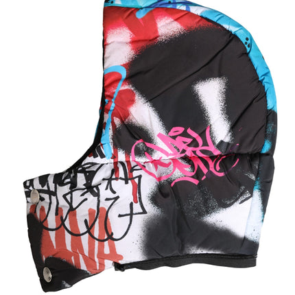 Dolce & Gabbana Multicolor Graffiti Whole Head Wrap Capello Hat