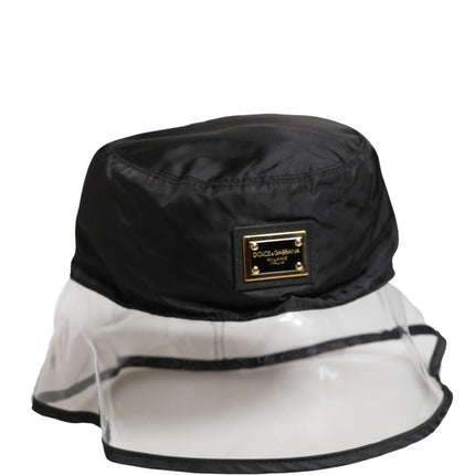 Dolce & Gabbana Men Black Plastic Fisherman Bucket Capello Hat