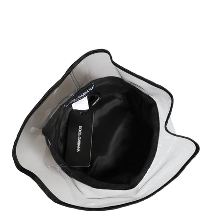 Dolce & Gabbana Men Black Plastic Fisherman Bucket Capello Hat