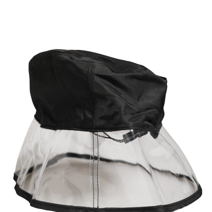 Dolce & Gabbana Men Black Plastic Fisherman Bucket Capello Hat
