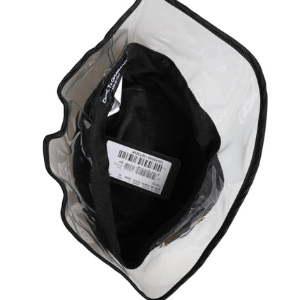 Dolce & Gabbana Men Black Plastic Fisherman Bucket Capello Hat