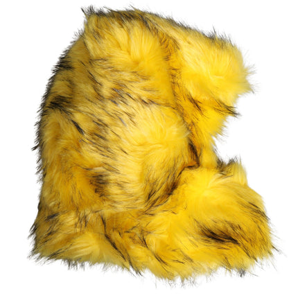 Dolce & Gabbana Yellow Modacrylic Fur Women Bucket Capello Hat
