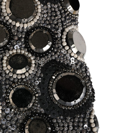 Dolce & Gabbana Black Wool Crystal Embellished Balaclava Hat