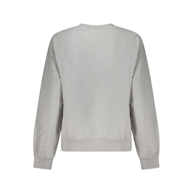 Calvin Klein Grigio Cotton Women Sweatshirt