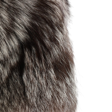 Dolce & Gabbana Brown Faux Fur Whole Head Wrap Capello Hat