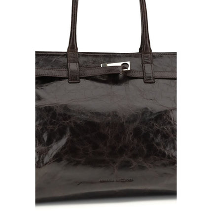 Benedetta Bruzziches Brown Calf Leather Bos Taurus Shoulder Bag