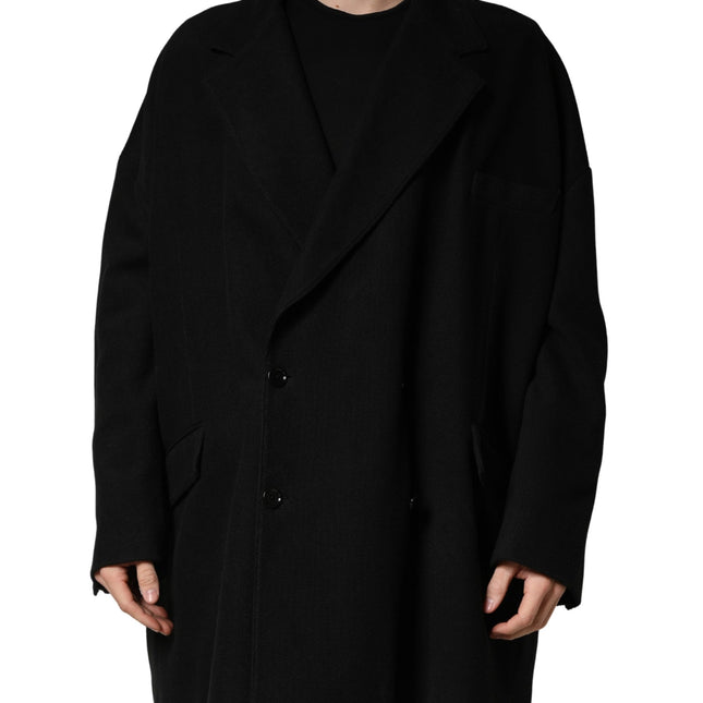Dolce & Gabbana Black Double Breasted 2 Buttons Suit Jacket