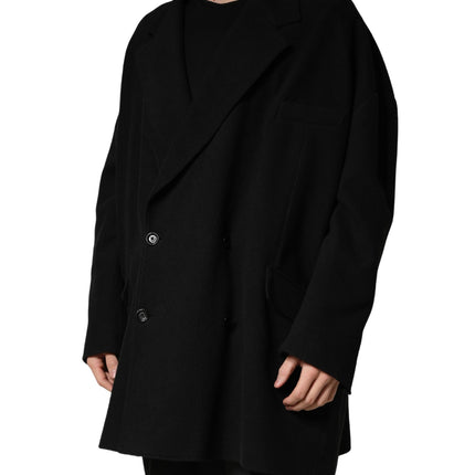 Dolce & Gabbana Black Double Breasted 2 Buttons Suit Jacket