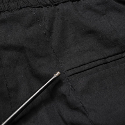 Dolce & Gabbana Black Cotton Skinny Men Jogger Trouser Pants