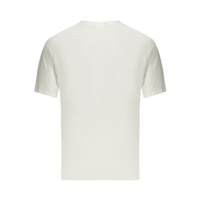 Calvin Klein White Cotton Men T-Shirt