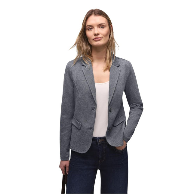 Street One Blue Polyacrylic Blazer