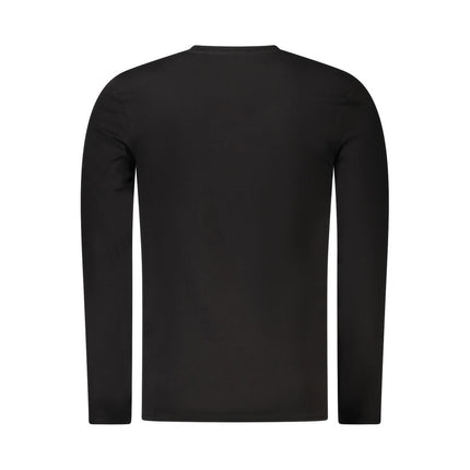 Guess Jeans Black Cotton Men T-Shirt