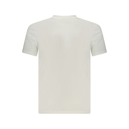 Guess Jeans White Cotton Men T-Shirt