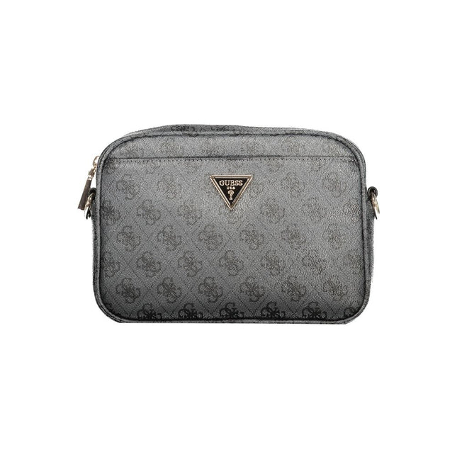 Guess Jeans Nero Poliuretano Women Handbag