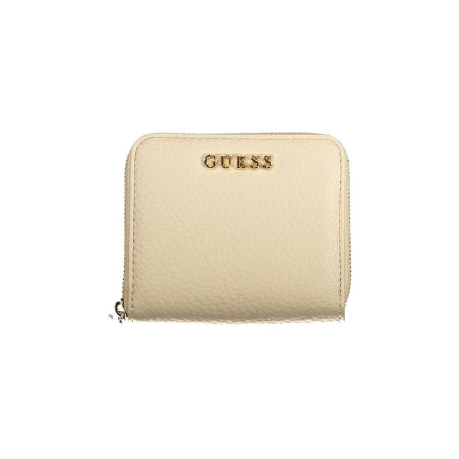 Guess Jeans Beige Polyurethane Women Wallet