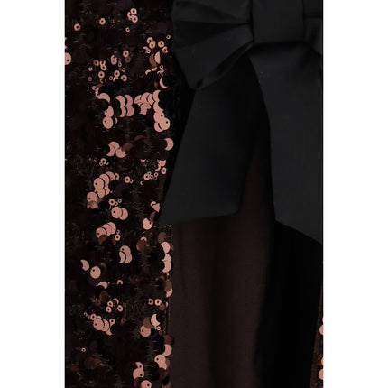 Ganni Brown Polyester Blouse