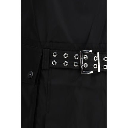 Ganni Black Recycled Polyamide Casual Dress