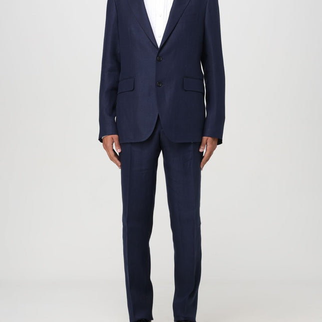 Tagliatore Multicolor Wool Two-Piece Suit