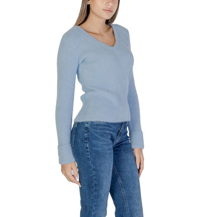 Morgan De Toi Blue Polyamide Sweatshirt