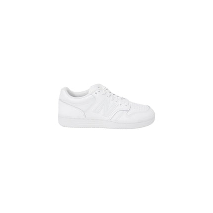 New Balance White Leather Athletic Sneakers