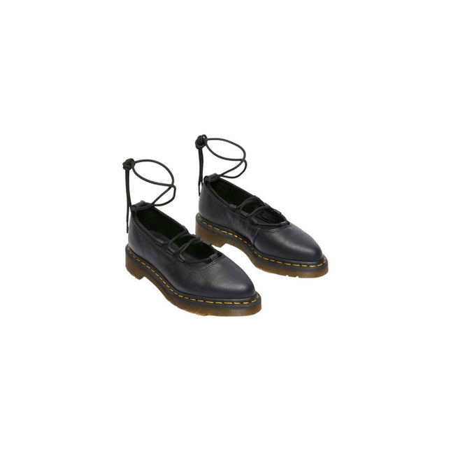 Dr. Martens Black Leather Platform Pumps