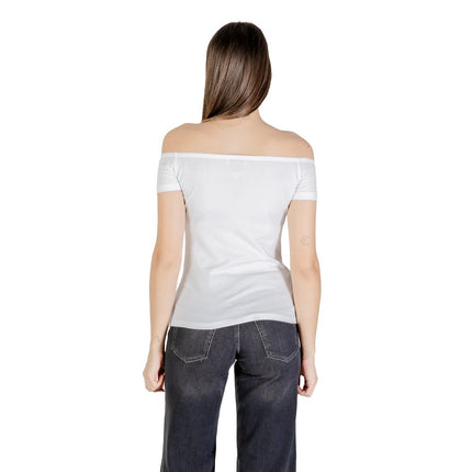 Calvin Klein Jeans White Cotton T-Shirt