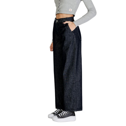 Calvin Klein Jeans Blue Cotton Bootcut Jeans