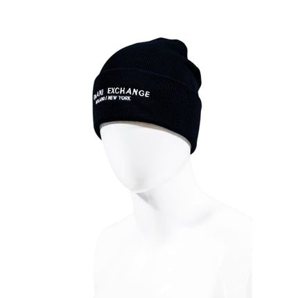 Armani Exchange Blue Polyester Cap (Baseball Hat)