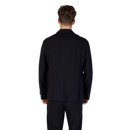 Armani Exchange Black Lyocell Blazer