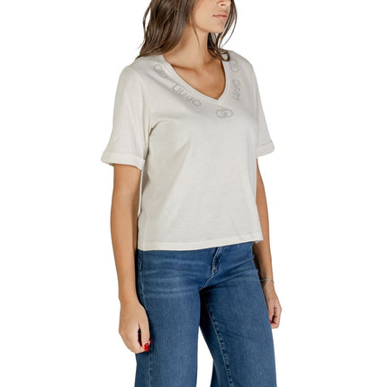 Liu Jo White Cotton T-Shirt