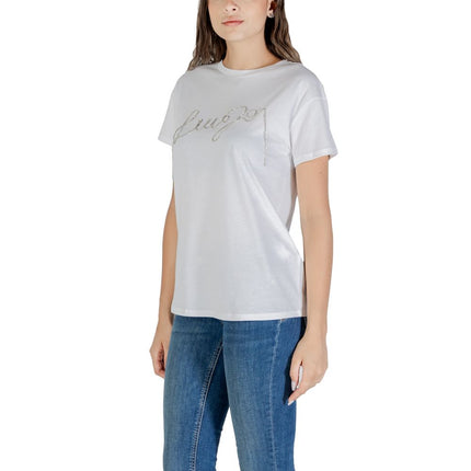 Liu Jo White Cotton T-Shirt