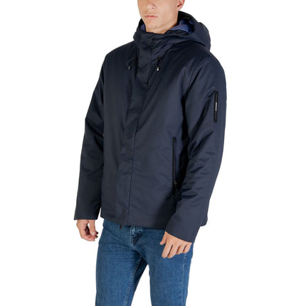EA7 Emporio Armani Blue Polyester False EA7 Emporio Armani