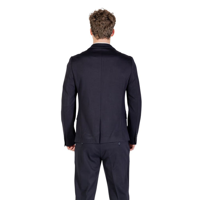 Antony Morato Blue Viscose Blazer