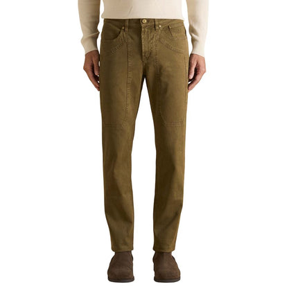 Jeckerson Brown Cotton Skinny Jeans