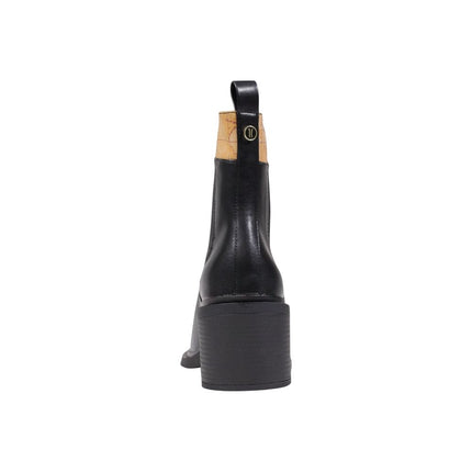 Alviero Martini Prima Classe Black Polyethylene Ankle Boots