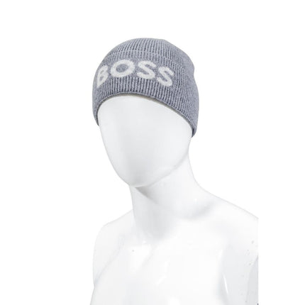 Hugo Boss Gray Recycled Polyamide Cap (Baseball Hat)