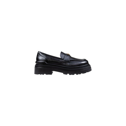 PINKO Black Leather Platform Pumps