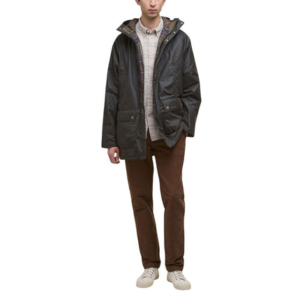 Barbour Green Cotton Parka