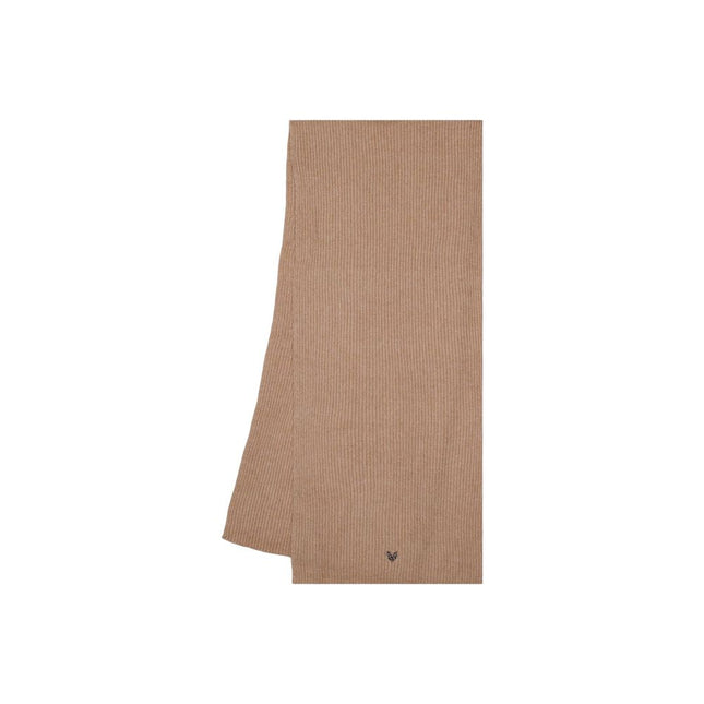 Pieces Beige Recycled Polyester Scarf