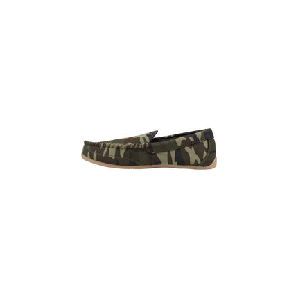 Ralph Lauren Green Textile Slippers