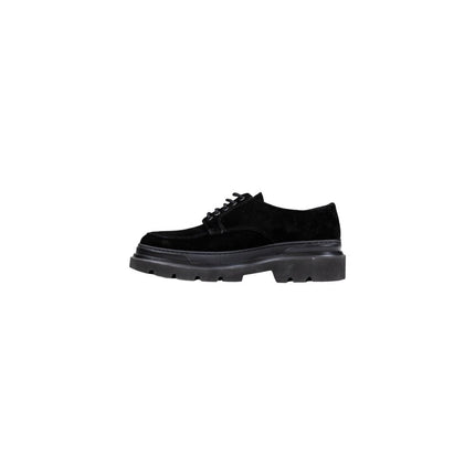 Antony Morato Black Leather Oxfords And Derbies