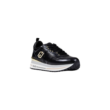Liu Jo Black Artificial Leather Platform Sneakers
