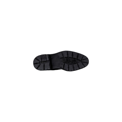 Liu Jo Black Artificial Leather Lace-Up Boots